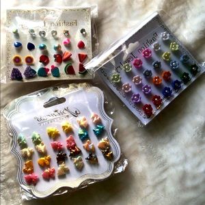Pack of 12 earings